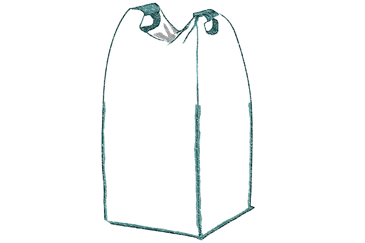 Storsäckar med 2 lyftstroppar Storsäckar med 2 lyftstroppar